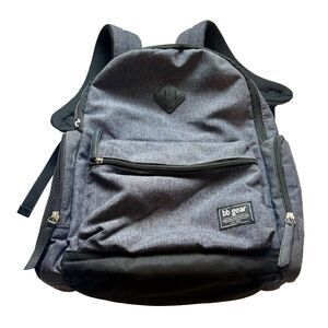 BB Gear Baby Bag Backpack Diaper Bag Gray